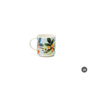 Set di 6 Tazze da Caffè Excelsa 10 Cl in Porcellana Multicolore - Product Image 3