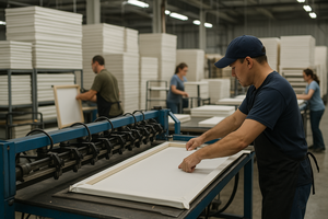 Vải canvas trắng cotton căng khung thông giá sỉ rẻ, kích thước tùy chỉnh, chất lượng cao 280g, thân thiện với môi trường, dành cho họa sĩ - Product Image 6