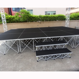 เวทีพกพาแบบพับได้โครงอะลูมิเนียมสำหรับงานอีเว้นท์ - Product Image 1