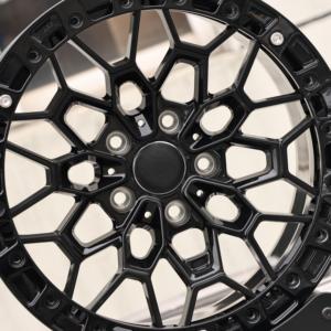 HTOR 17 <span class=keywords><strong>18</strong></span> 19 Roues Beadlock noires de 20 pouces 5X112 5X120 Roues de camionnette et de SUV forgées au design maillé pour Range <span class=keywords><strong>Rover</strong></span> Defender Q7 X5 - Product Image 5