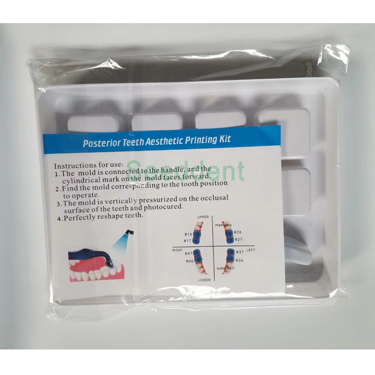 Dental Posterior Teeth Aesthetic Printing Kit Tooth Restoration Filling Oral Therapy Tools