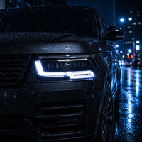 Ensemble de phares LED BK pour Range Rover Vogue 2013-2023, projecteur laser, matrice LED, mise à niveau Facelift, Plug and Play