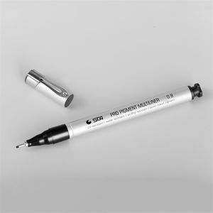 STA stylo marqueur fineliner noir coque en plastique de vente chaude pour dessiner l'écriture marqueur de <span class=keywords><strong>croquis</strong></span> à aiguille noire - Product Image 3