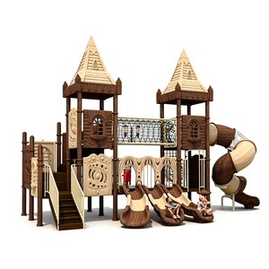 Aire de jeux extérieure certifiée CE pour tout-petits avec toboggan et panneau d'activités pour <span class=keywords><strong>centre</strong></span> d'éducation précoce - Product Image 6