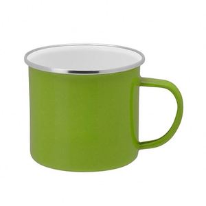Mug de bonne qualité avec bord en métal, tasse à lait en émail personnalisée par sublimation pour la publicité - Product Image 4