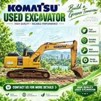 Excavatrice hydraulique Komatsu PC200-11M0 d'occasion de haute qualité, 20 tonnes, machine sur chenilles d'occasion pour les projets d'infrastructure minière