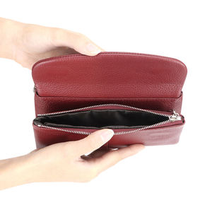 Genuine Cow <b>Leather</b> New Fashion RFID Long Wallet <b>Purse</b> For Women's High Capacity Clutch Bag Multi-Card Position Wallets RB5063 - Product Image 5