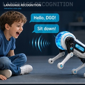 <span class=keywords><strong>Robot</strong></span> <span class=keywords><strong>Chien</strong></span> Télécommandé Interactif : <span class=keywords><strong>Danse</strong></span>, Chant, Interaction Vocale, Compagnon Émotionnel, Réduction de Bruit IA, Type-C - Product Image 3