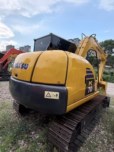 Mini-excavatrice Komatsu PC70-8 d'occasion, 7 tonnes, excavatrice sur chenilles avec système hydraulique d'origine - Product Image 2