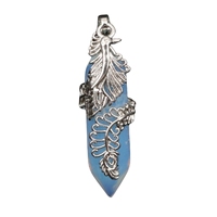 Phoenix Cristal Pendentif Argent Alliage Phoenix Gem Collier Femme Phoenix Nirvana Cadeau Bijoux Mère Fille Cadeau