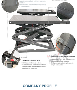 Attrezzatura per Auto HOT-UGS4 Sollevatore a Forbice Piccolo Elettrico 3.5T Interrato Idraulico da 3500kg per Auto - Product Image 6