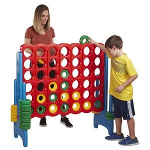 Gioco da Tavolo Strategico 4 in Fila di Media Dimensione in Plastica per Bambini e Adulti, Gioco da Viaggio per Feste in Famiglia - Product Image 2