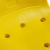 Siège de stade en plastique HDPE durable, réglable, pour gradins intérieurs, football, gymnase, sports, tribune, marque ST, 42*42*18cm