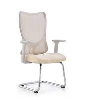 Chaise de bureau ergonomique JOHOOFURNITURE avec accoudoirs, gris, approvisionnement en gros, Sedia Da Ufficio pour bureau, haute qualité, ergonomique