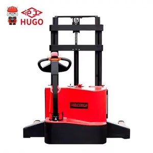 Carrello elevatore portatile autocaricante con gambe larghe da 2 tonnellate per Pallet elettrico Stacker