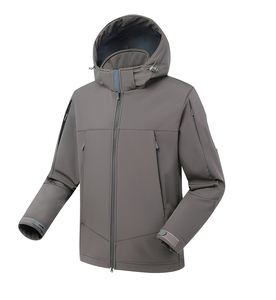 Chaqueta SoftShell al por mayor de marcas estadounidenses, ropa para exteriores, ropa de alto rendimiento, logotipo personalizado, MOQ bajo - Product Image 1