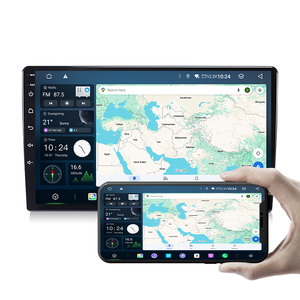 KZS T9 2 Din 9 pouces Écran tactile Android GPS Navigation <span class=keywords><strong>Radio</strong></span> stéréo CD universelle <span class=keywords><strong>pas</strong></span> chère Lecteur DVD de voiture à vendre - Product Image 1