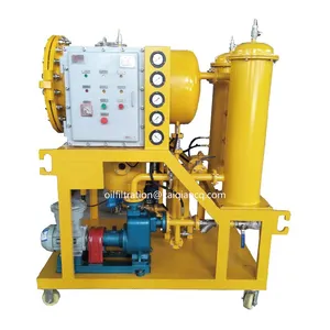 Vacuum Coalescence Separation Oil Filtration Plant Portable Diesel Oil Water Separator