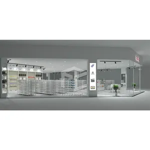 Popolare di modo di vita negozio negozio di abbigliamento Luce duty facile da installare mdf melamina unità di visualizzazione di vendita al dettaglio di visualizzazione scaffali per i negozi