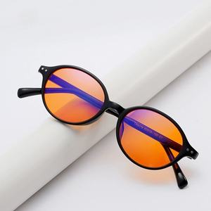 Vente flash Lunettes de vision nocturne unisexe Monture optique Logo personnalisé TR90 <span class=keywords><strong>Lentilles</strong></span> jaunes rouges oranges Anti-lumière bleue Sommeil - Product Image 1