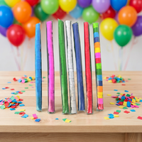 Confettis et serpentins en papier de soie multicolores, rectangulaires, ignifuges, écologiques et biodégradables pour mariages et baby showers