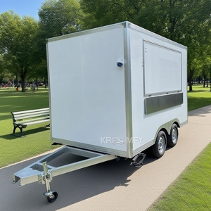 Chariot mobile pour la vente de glaces, équipement pour hot-dogs, cuisine, camion de bubble tea, remorque de restauration, kiosque de nourriture de rue - Product Image 1