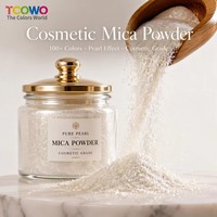 Kosmetiktaugliches Perlglanz-Mica-Pulver 100+ Farben 5-60µm Schimmerpigment Vielseitig Einsetzbar für Make-up Seife Harz Nagelkunst DIY