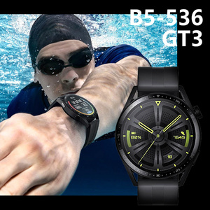 Reloj Inteligente Deportivo EDS HW HUA WEI <span class=keywords><strong>GT3</strong></span> B5-536, Esfera de <span class=keywords><strong>42</strong></span> <span class=keywords><strong>mm</strong></span>, Captura la Luz, Cristal Curvo 3D, Pantalla AMOLED a Color de 1.43 Pulgadas, Barómetro - Product Image 3
