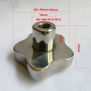 304 thép không gỉ <span class=keywords><strong>Big</strong></span> Star Head mù lỗ knobs M6 M8 M10 M10 M12 M14 M16 M18 M20 ren điều chỉnh xử lý Knob <span class=keywords><strong>NUT</strong></span> - Product Image 5