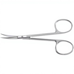 Tijeras Iris con diseño sueco de 4-1/4″ (11 cm) – Tijeras quirúrgicas de uso general de hoja larga de acero inoxidable de Vaslcare - Product Image 1