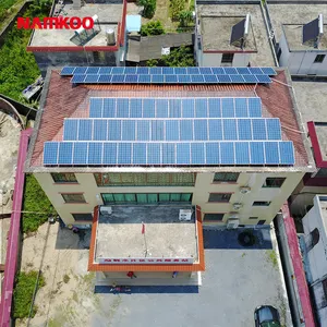 完全な1kw 2kw 3kw 4kw5kw家庭用地上太陽光発電システムキット/パネルソーラー/オフグリッド太陽光発電システム5kw