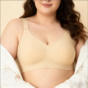 Soutien-gorge grande taille ajustable au dos, style gothique, design fin sans coutures, effet minimisant pour poitrines généreuses, anti-affaissement et liftant, ajustement personnalisé - Product Image 2