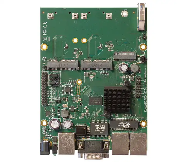 Mikrotik RBM33G Dual-core MiniPCIe Plus 3G/LTE Module Insert SIM Card ROS Routing Motherboard with Good Price
