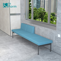 Muebles para Contratos, Clínica Comercial, Hospital, Departamento Dental, Área de Espera, Recepción, Conjunto de Sofás Modulares Seccionales de Esquina