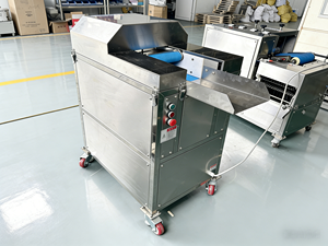 Trancheuse industrielle automatique en acier inoxydable pour viande cuite, machine à trancher les charcuteries pour la transformation alimentaire, trancheuse commerciale de viande pour charcuterie - Product Image 3