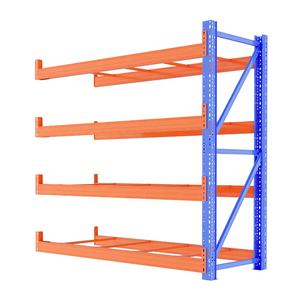 4 שכבות 600 ק "ג מחסן אבקת ציפוי מדף תעשייתי מדפי מתכת לאחסון פלדה מדפים למוסך - Product Image 4