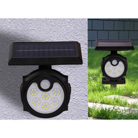 Nouvelle lampe solaire de jardin à induction IP65, 36 lampes, détecteur de mouvement PIR, rechargeable, lampe murale d'urgence, allée, 5000K, RoHS