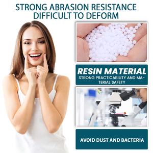 Nouvelles fausses dents supérieures et inférieures faciles à installer <span class=keywords><strong>pour</strong></span> les facettes de dents de sourire réglables en résine - Product Image 4