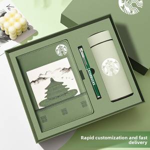 Carnet créatif de style chinois en similicuir, motif <span class=keywords><strong>paysage</strong></span> chinois, personnalisé, A5, épais, pour affaires, bureau, cadeau - Product Image 2