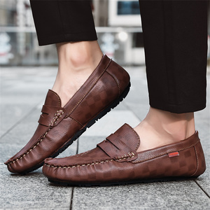Mocasines Gommino Marrón y Negro para Hombre, Cosidos a Mano, Casuales, con Suela Suave, Cómodos, Transpirables y Antideslizantes - Product Image 6
