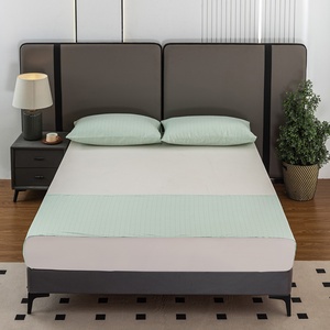 Drap plat de mise à la terre doux et respectueux de la peau, 150 fils, lavable, antibactérien très efficace, brodé, pour la maison - Product Image 2