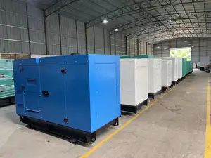 Generator Diesel Super senyap 100KVA 80KW Gen Set generator Diesel elektrik senyap Generator Guangzhou