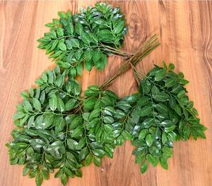 Hoja de <span class=keywords><strong>olmo</strong></span> Artificial para decoración del hogar, hojas artificiales de seda, QSLH-W131 - Product Image 5