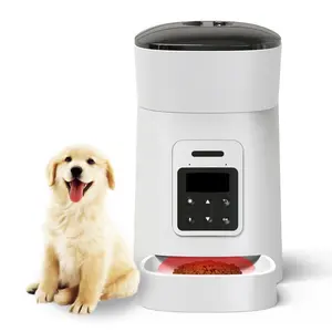 Più nuovo Non-Tossico di Plastica Automatic Pet Dog Cat Food Feeder