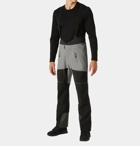 Pantalones con pechera Softshell para hombre, pantalones transpirables a prueba de viento, esquí de montaña, snowboard, ropa de invierno cálida para exteriores, venta al por mayor - Product Image 1