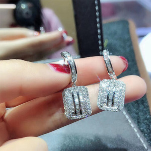 Orecchini Pendenti Scintillanti per Donne, Orecchini a Goccia Rotondi, Gioielli Eleganti e alla Moda - Product Image 2