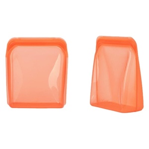 Bolsa Rectangular Transparente de Silicona de Grado Alimenticio al por Mayor, Autosellable, para Conservar Alimentos Frescos, Apta para Microondas, Capacidad de 1600ml/1200ml, para Sopa - Product Image 1