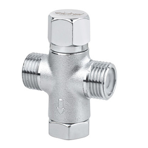 Miscelatore Monocomando Idral Contemporaneo Oro Rosa e Acciaio Inossidabile per Lavabo Sottopiano, Finitura Spazzolata per Acqua Calda e Fredda - Product Image 1