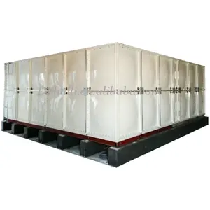 SMC GRP Insulated Water Tank Panel Rectangular Water Storage FRP 12000 Liters Fiberglass Water Tank 50000 Gallon