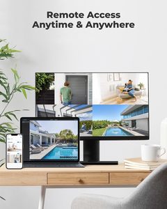รีโอลิงค์ 4K กล้องรักษาความปลอดภัยกลางแจ้งสปอตไลท์สีการมองเห็นตอนกลางคืน 8MP สมาร์ทคน/ยานพาหนะ/สัตว์เลี้ยงการตรวจจับโดมกล้องไอพี โพอี P334 - Product Image 5